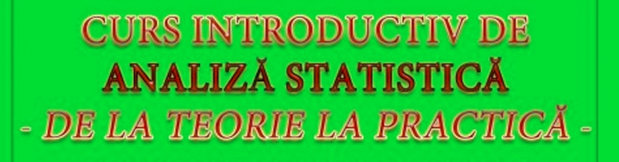 Curs de analiză statistică